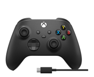 Akcesoria do konsol MICROSOFT Xbox Series X Kontroler + kabel USB